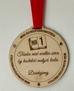 Medal prezent dla nauczyciela na dzień Nauczyciela