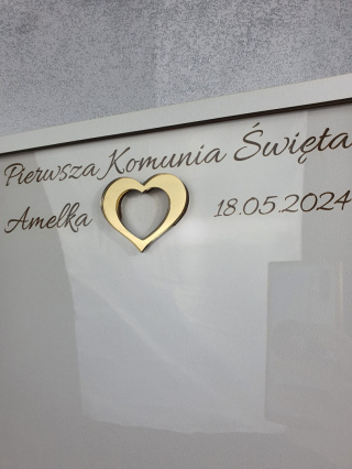 Księga Gości Komunijna do Powieszenia – Personalizowana Pamiątka