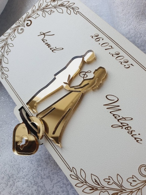 Białe pudełko na pieniądze z akrylowym akcentem Białe pudełko na pieniądze z akrylowym akcentem