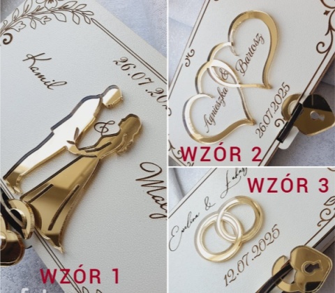 Białe pudełko na pieniądze z akrylowym akcentem Białe pudełko na pieniądze z akrylowym akcentem