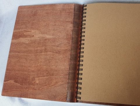 Księga gości drewniana kartek na zdjęcia wpisy boho do 100 kartek