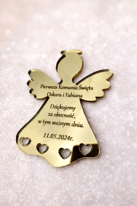 Magnes Aniołek – Podziękowanie dla Gości na Komunię i Chrzest