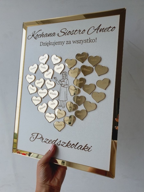 Podziękowanie dla księdza, siostry zakonnej lub katechety – obraz