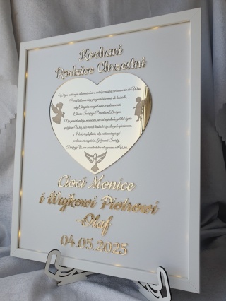 Podziękowania dla Chrzestnych – I Komunia Święta – Personalizowany Upominek