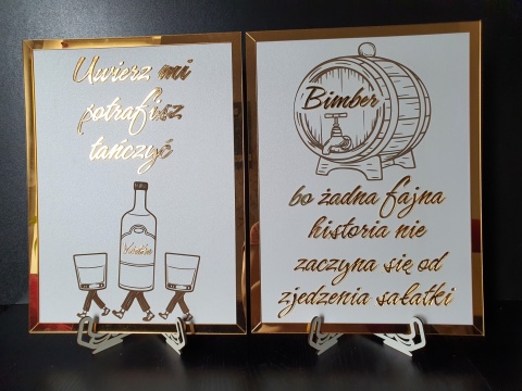Obraz ślubny z humorem – napisy 3D z lustrzanego akrylu | GKShop.pl Obraz ślubny z humorem – napisy 3D z lustrzanego akrylu | GKShop.pl